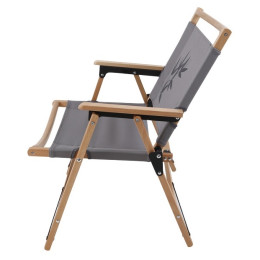 Campingstuhl Human Comfort Chair Dolo grau Wood/Green/Gray