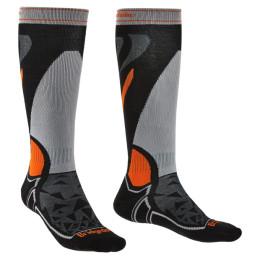 Herrensocken Bridgedale Ski Midweight (2023) schwarz Black/Silver/