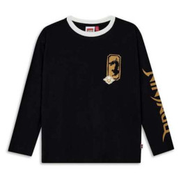 Kinder-T-Shirt Lego Wear Lwtaj 709 Black schwarz Black