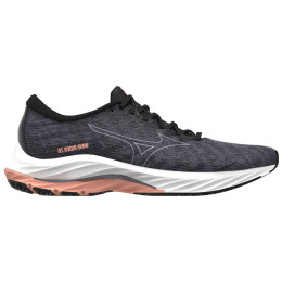 Damen Laufschuhe Mizuno Wave Rider 26 dunkelgrau OdysseyGray/Quicksilver/Salmon