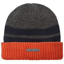 Wasserdichte Mütze SealSkinz Bittering grau/orange Grey Marl