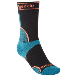 Damensocken Bridgedale Trail Run MW T2 MS 3/4 Crew Women's schwarz/blau black/845