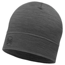Mütze Buff Merino Lightweight Beanie grau SOLID GREY