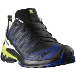 Wanderschuhe Salomon Xa Pro 3D V9 Gore-Tex schwarz/blau Black / Surf The Web / Safety Yellow