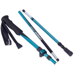 Trekkingstöcke Warg Compact Light schwarz/blau black/blue