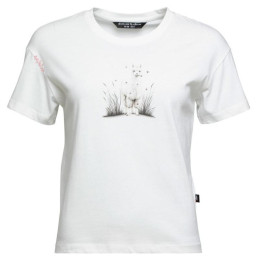 Damen-T-Shirt Chillaz Leoben Alpaca Meadow weiß white