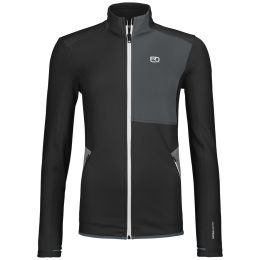 Damen Funktions-Sweatshirt Ortovox Fleece Jacket W schwarz Black Raven