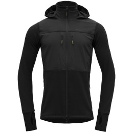 Herren Softshell-Jacke Devold Herøy Hybrid Merino Jkt Man schwarz Caviar