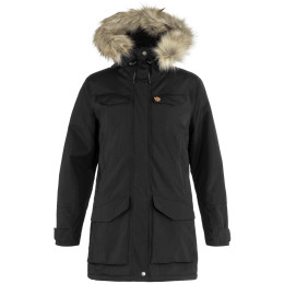 Damenjacke Fjällräven Nuuk Parka W schwarz Black