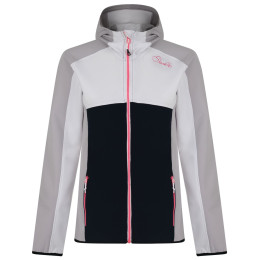 Damenjacke Dare 2b Demure Softshell weiß/schwarz Slvflsh/Whte