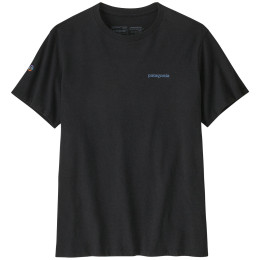 Herren-T-Shirt Patagonia Fitz Roy Icon Responsibili Tee schwarz Ink Black