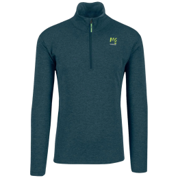 Herren-Sweatshirt Karpos Pizzocco Half Zip blau/grün Stargazer