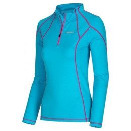 T-Shirt Husky T-EB Long Sleeve Zip L blau