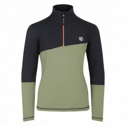 Kinder-Funktions-Sweatshirt Dare 2b Formate III Core Stretch schwarz/grün Blk/OlvneGrn