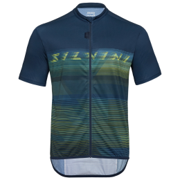 Herren Radtrikot Silvini Turano blau/grün navy-lime