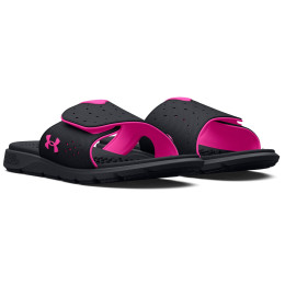 Damenpantoffeln Under Armour W Ignite 7 SL schwarz Black / Black / Rebel Pink