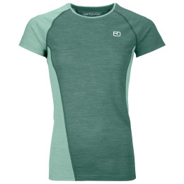 Damen-Funktionsshirt Ortovox 120 Cool Tec Fast Upward Ts W blau/grün arctic grey
