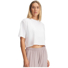 Damen-T-Shirt Under Armour Rival SS weiß White / Black / White