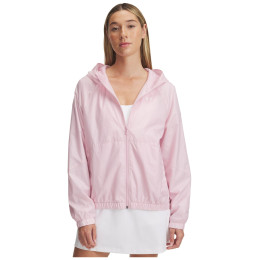 Damen-Sweatshirt Under Armour SPORT WINDBREAKER JKT hellrosa Prime Pink / / White