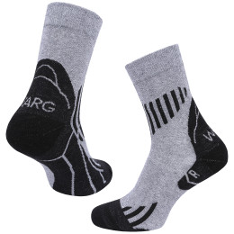 Kompressionssocken Warg Performance Merino grau light grey