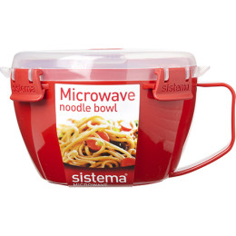 Schüssel für Nudeln Sistema Microwave Noodle Bowl rot red