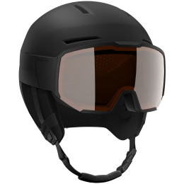 Skihelm Salomon Osmo schwarz Black