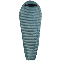 Daunenschlafsack Warmpeace Scale 200 180 cm hellblau foggy blue/black
