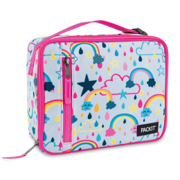 Essensbox Packit Classic Lunch Box rosa/grau Rainbow Sky