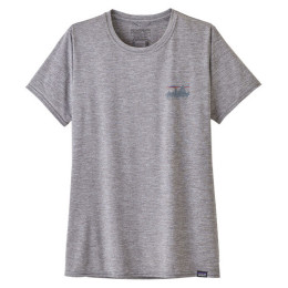 Damen-T-Shirt Patagonia W's Cap Cool Daily Graphic Shirt grau '73 Skyline: Feather Grey