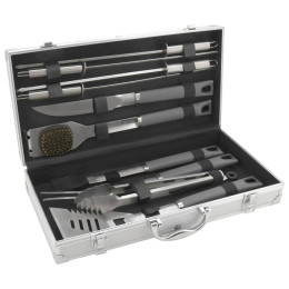 Grillwerkzeug Cattara Grillbesteck 11-tlg. silber