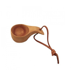 Hölzerne Kuksa Stabilotherm Träkåsa Mini 2 cl braun