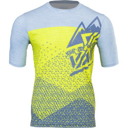 Herren Radtrikot Silvini Denno 2023 blau/gelb blue-neon