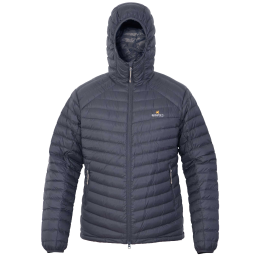 Herren-Winterjacke Warmpeace Minto schwarz Raven Black