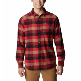 Herrenhemd Columbia Cornell Woods™ Flannel Long Sleeve Shirt 2022 rot Red Jasper Buffalo Check