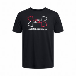 Herren-Funktionsshirt Under Armour GL FOUNDATION UPDATE SS schwarz/weiß Black/Red/White