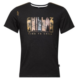 Herren T-Shirt Chillaz Time to Chill schwarz black