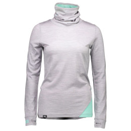 Damen-Rollkragenpullover Mons Royale Cornice Rollover LS Vert