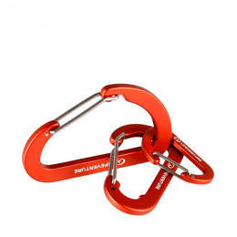 Karabiner LifeVenture Karabiners (3 Pack) rot