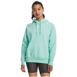 Damen-Sweatshirt Under Armour Rival Fleece Hoodie blau/grün Neo Turquoise / / White