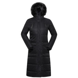 Damen-Wintermantel Alpine Pro Berma schwarz black