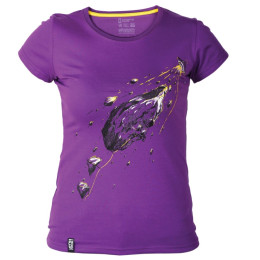 Damen-T-Shirt Singing Rock Rocket lila