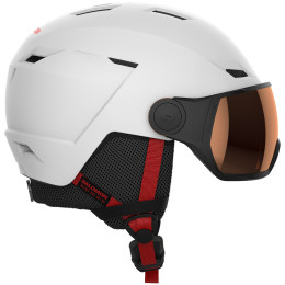 Skihelm Salomon Pioneer Lt Visor Rental weiß White