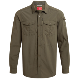 Herrenhemd Craghoppers NosiLife Adventure Long Sleeved Shirt III grün Woodland Green