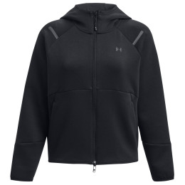 Damen Funktions-Sweatshirt Under Armour Unstoppable Fleece FZ schwarz Black