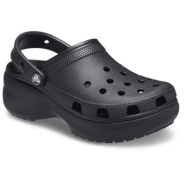 Damenpantoffeln Crocs Classic Platform Clog W schwarz Black