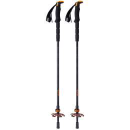 Trekkingstöcke Warg Skitour Fastlock schwarz