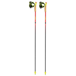 Trail Running Stöcke Leki Ultratrail FX.One Superlite rot/schwarz bright red-neonyellow-naturalcarbon