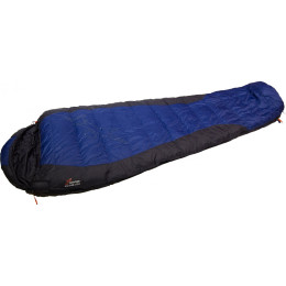 Daunenschlafsack Warmpeace Viking 600 170 cm wide blau ShadowBlue/Gray/Black