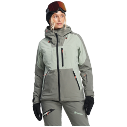 Damen Skijacke Tenson Orbit Ski Jacket grün/grau Grey Green