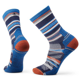Socken Smartwool Hike Light Cushion Panorama Crew blau/grau Deep Navy
